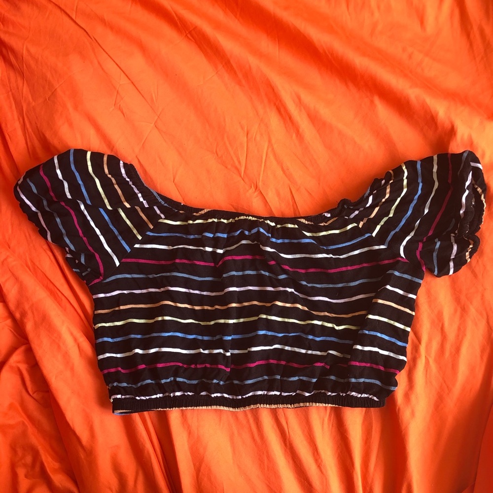 Colorful cropped top